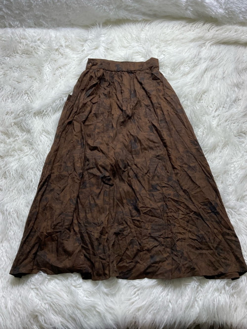 NWT Disturbia Daemonologie Woodcut Print Midaxi Skirt - Picture 5 of 5